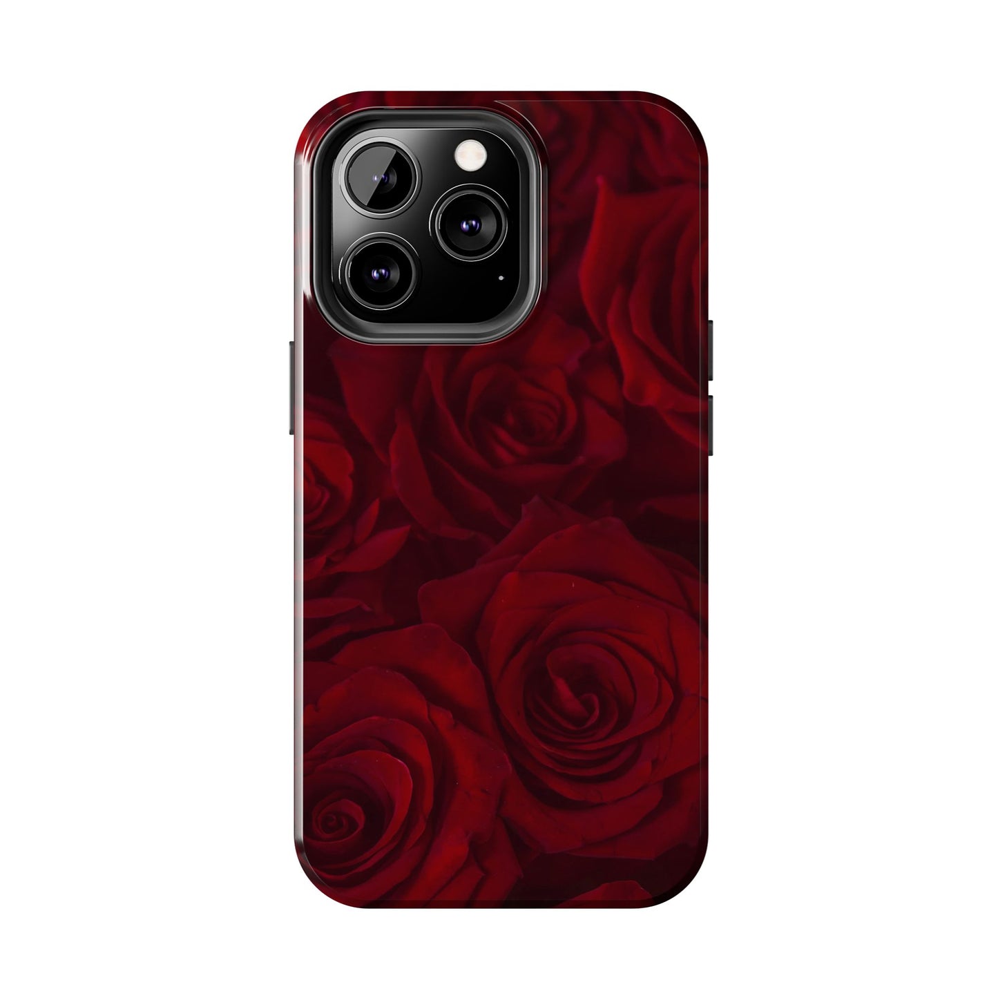 Velvet Rose - Burgundy Floral Phone Case