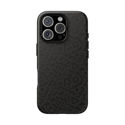 Retro Geometric Vibes Phone Case – 80s 90s Vintage Abstract Pattern for iPhone & Samsung - JGUS