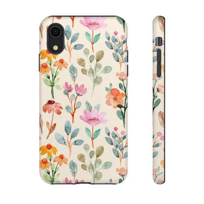 Petal Splash Watercolor Symphony Phone Case