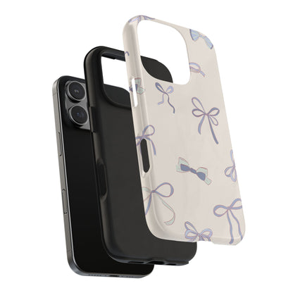 Coquette Pattern Ribbon bow Phone Case iPhone