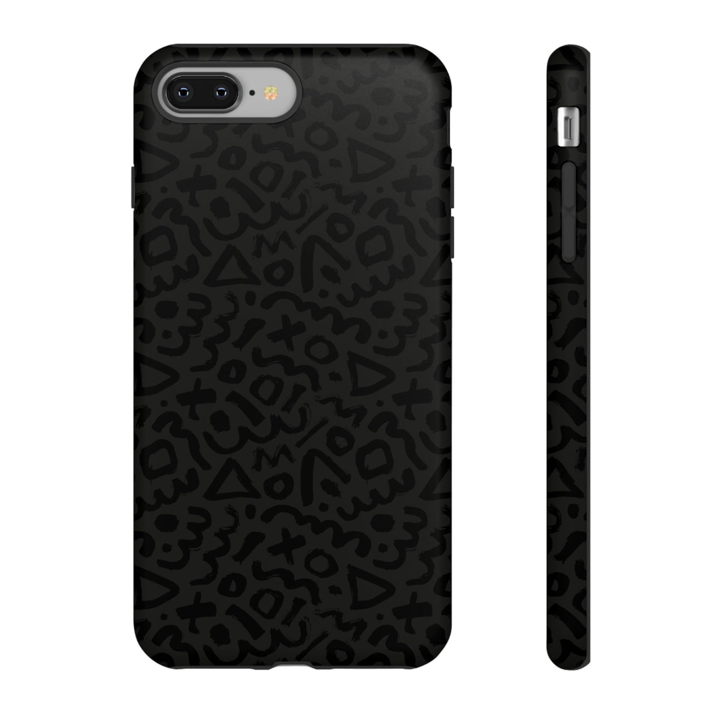 Retro Geometric Vibes Phone Case – 80s 90s Vintage Abstract Pattern for iPhone & Samsung - JGUS
