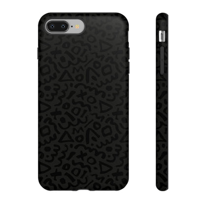 Retro Geometric Vibes Phone Case – 80s 90s Vintage Abstract Pattern for iPhone & Samsung - JGUS