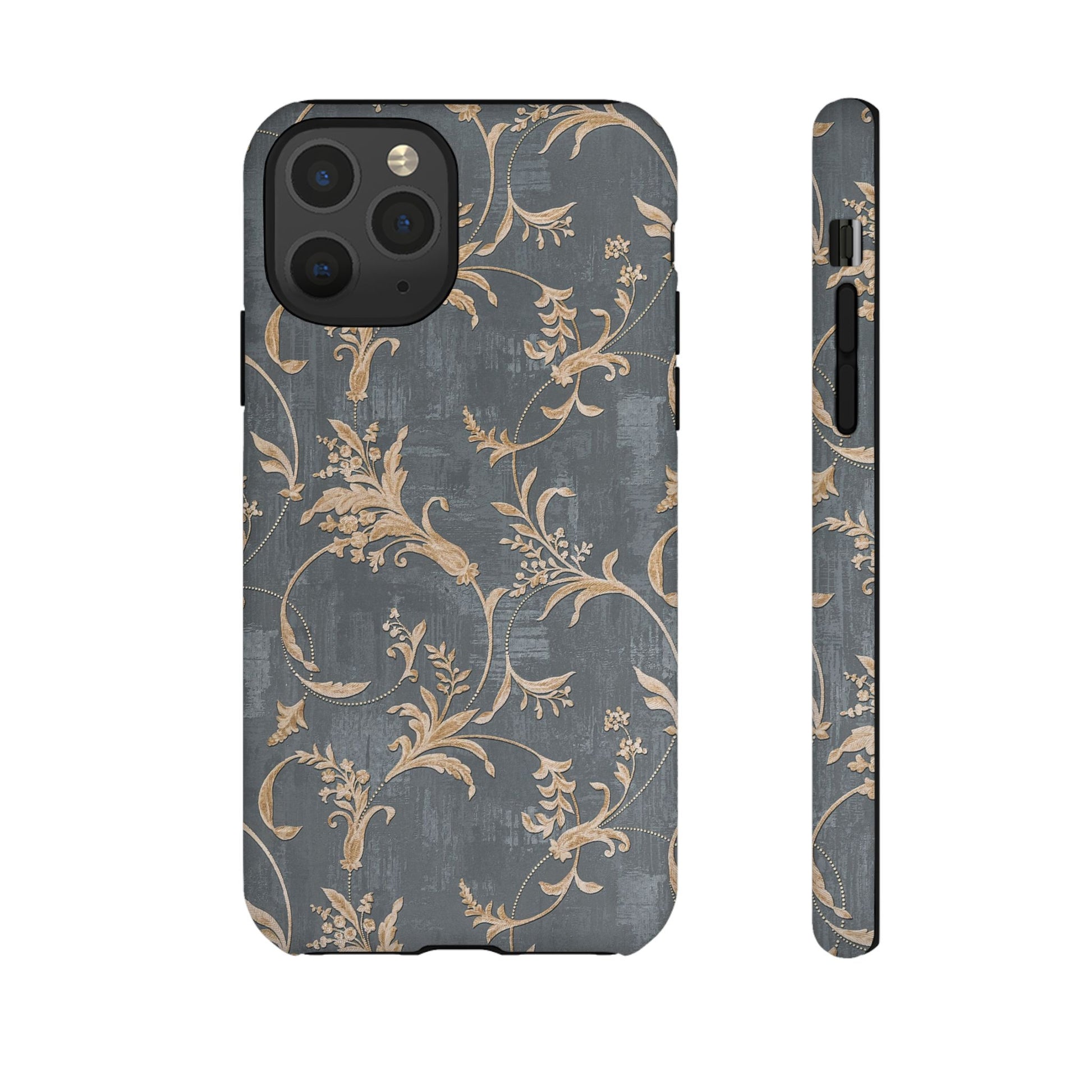 Old-Fashioned Flower Phone Case – Aesthetic Protective Cover for iPhone & Samsung - JGUS