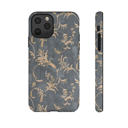 Old-Fashioned Flower Phone Case – Aesthetic Protective Cover for iPhone & Samsung - JGUS