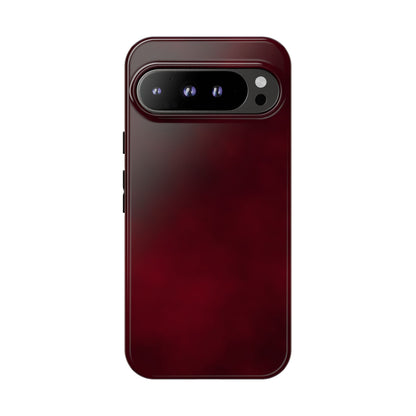 Vintage Burgundy Cherry Phone Case – Elegant Floral Design for iPhone 17 & Samsung Galaxy | Tough Protective Cover - JGUS
