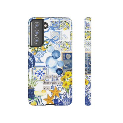 Lemon summertime collage Phone Case