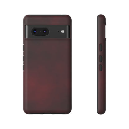 Vintage Burgundy Cherry Phone Case – Elegant Floral Design for iPhone 17 & Samsung Galaxy | Tough Protective Cover - JGUS