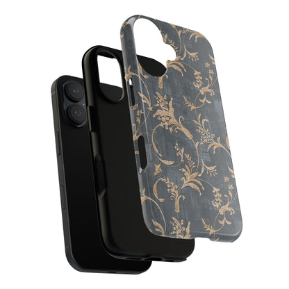 Old-Fashioned Flower Phone Case – Aesthetic Protective Cover for iPhone & Samsung - JGUS