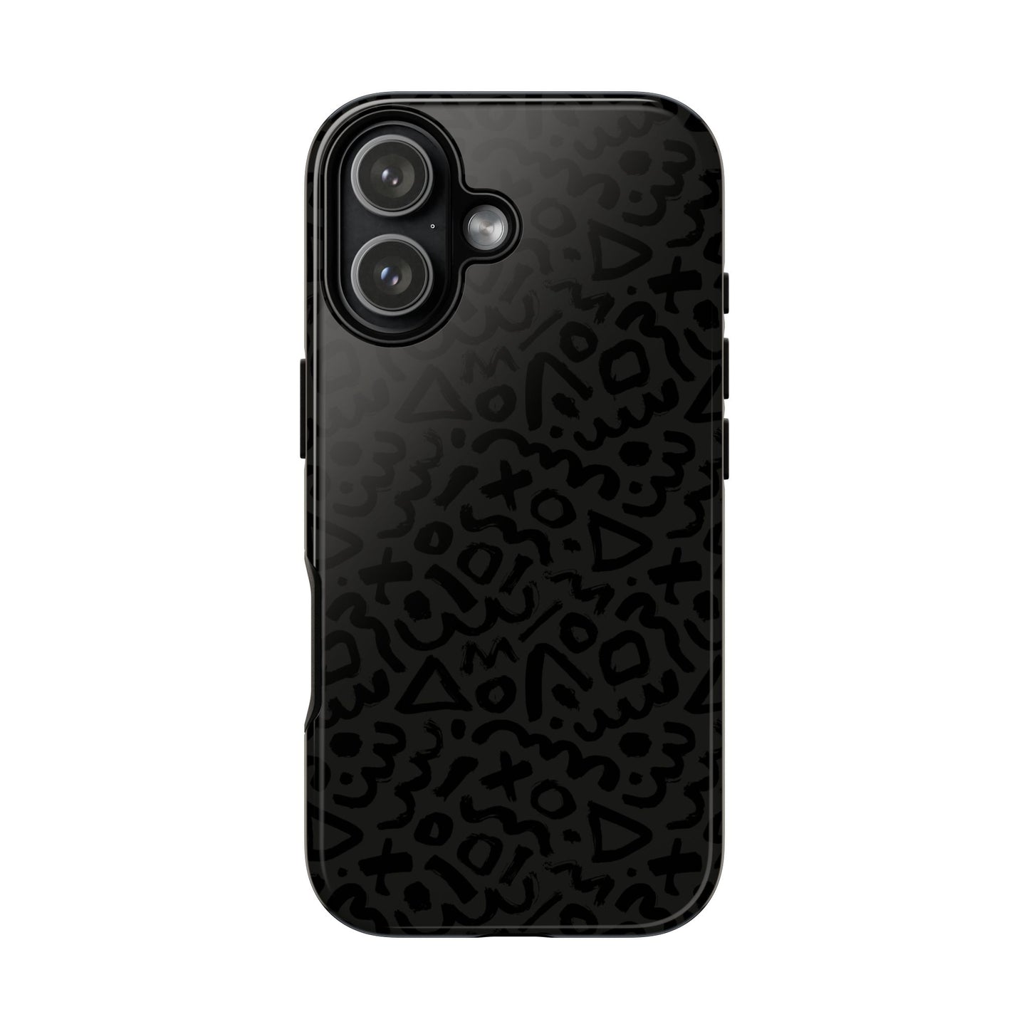 Retro Geometric Vibes Phone Case – 80s 90s Vintage Abstract Pattern for iPhone & Samsung - JGUS