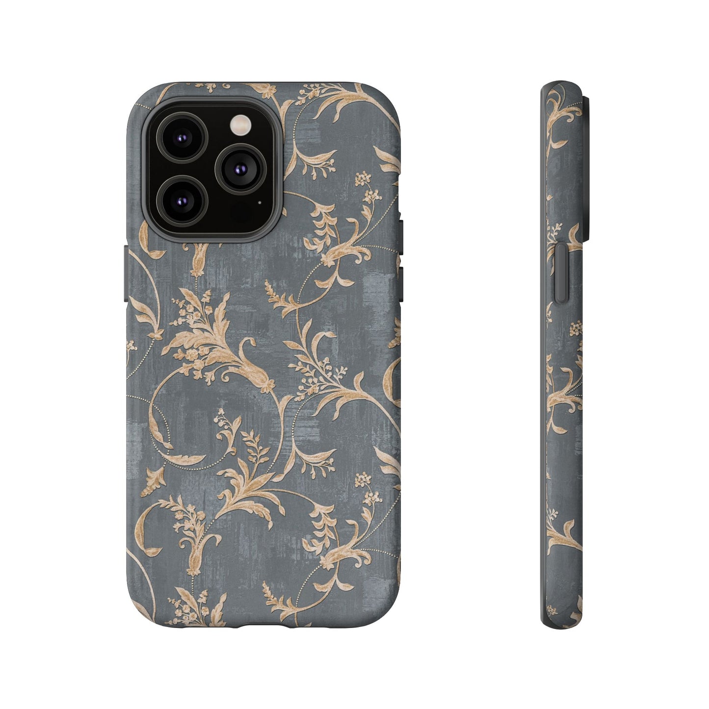 Old-Fashioned Flower Phone Case – Aesthetic Protective Cover for iPhone & Samsung - JGUS