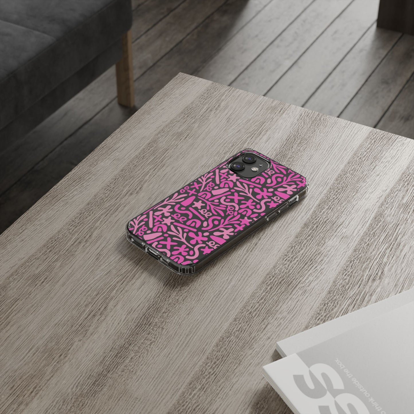 Abstract Vibes Clear Phone Case