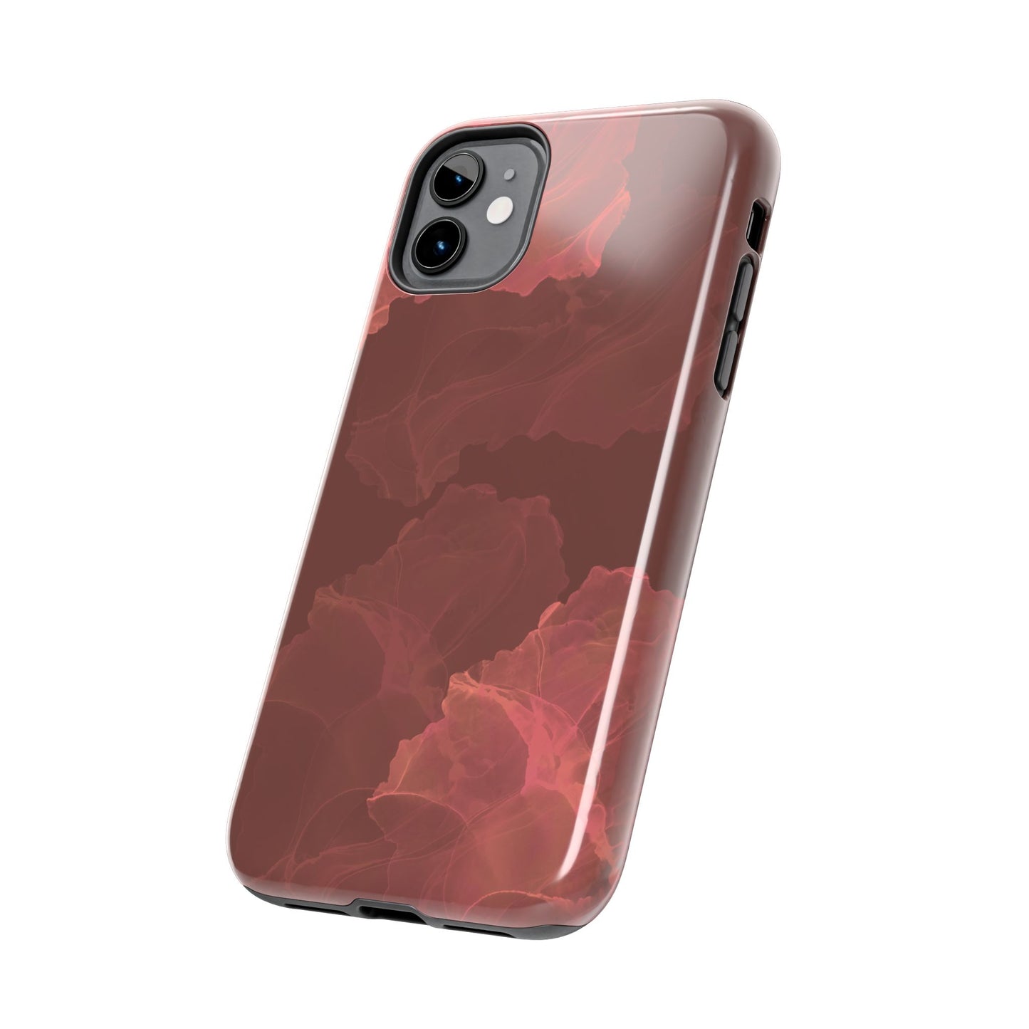 Blush Ink Splash Protective Phone Case