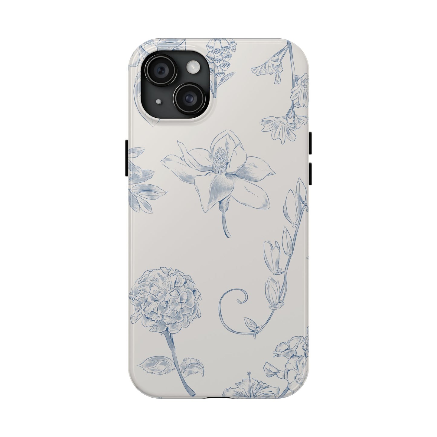 Jasmine Sketch Phone Case – Artistic Design, Slim, Durable & MagSafe Compatible