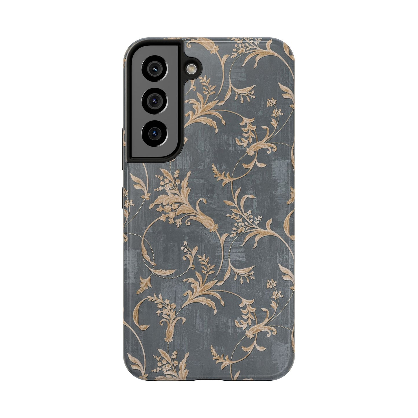 Old-Fashioned Flower Phone Case – Aesthetic Protective Cover for iPhone & Samsung