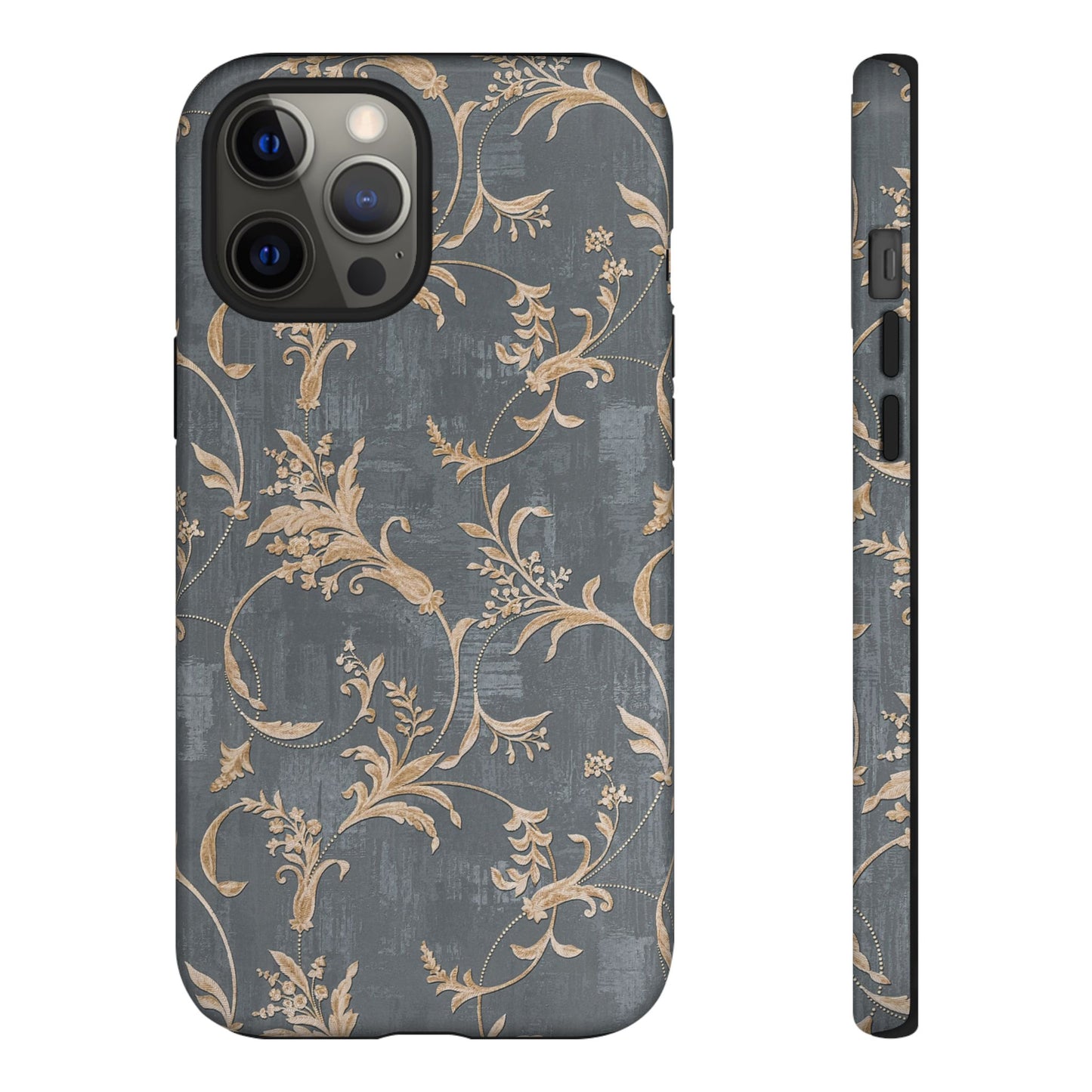 Old-Fashioned Flower Phone Case – Aesthetic Protective Cover for iPhone & Samsung - JGUS