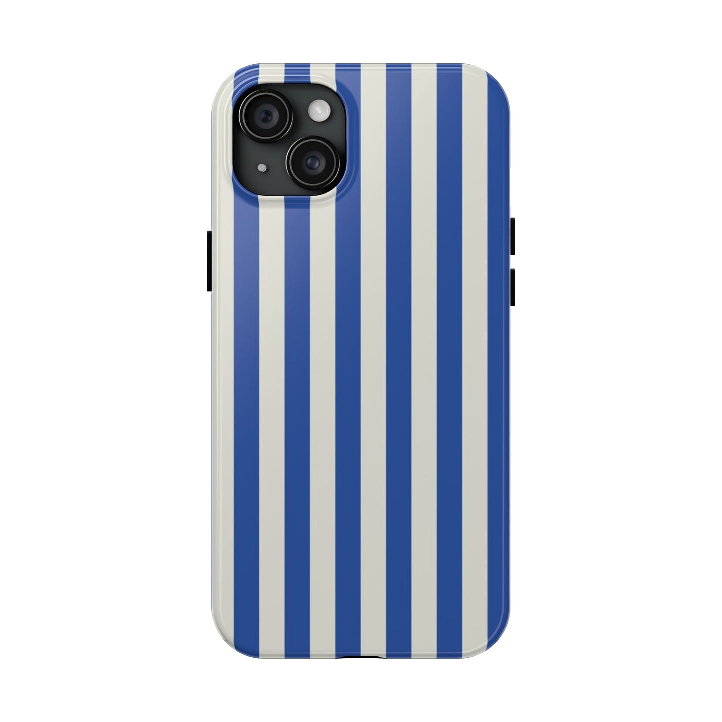 Blue White Striped Phone Case