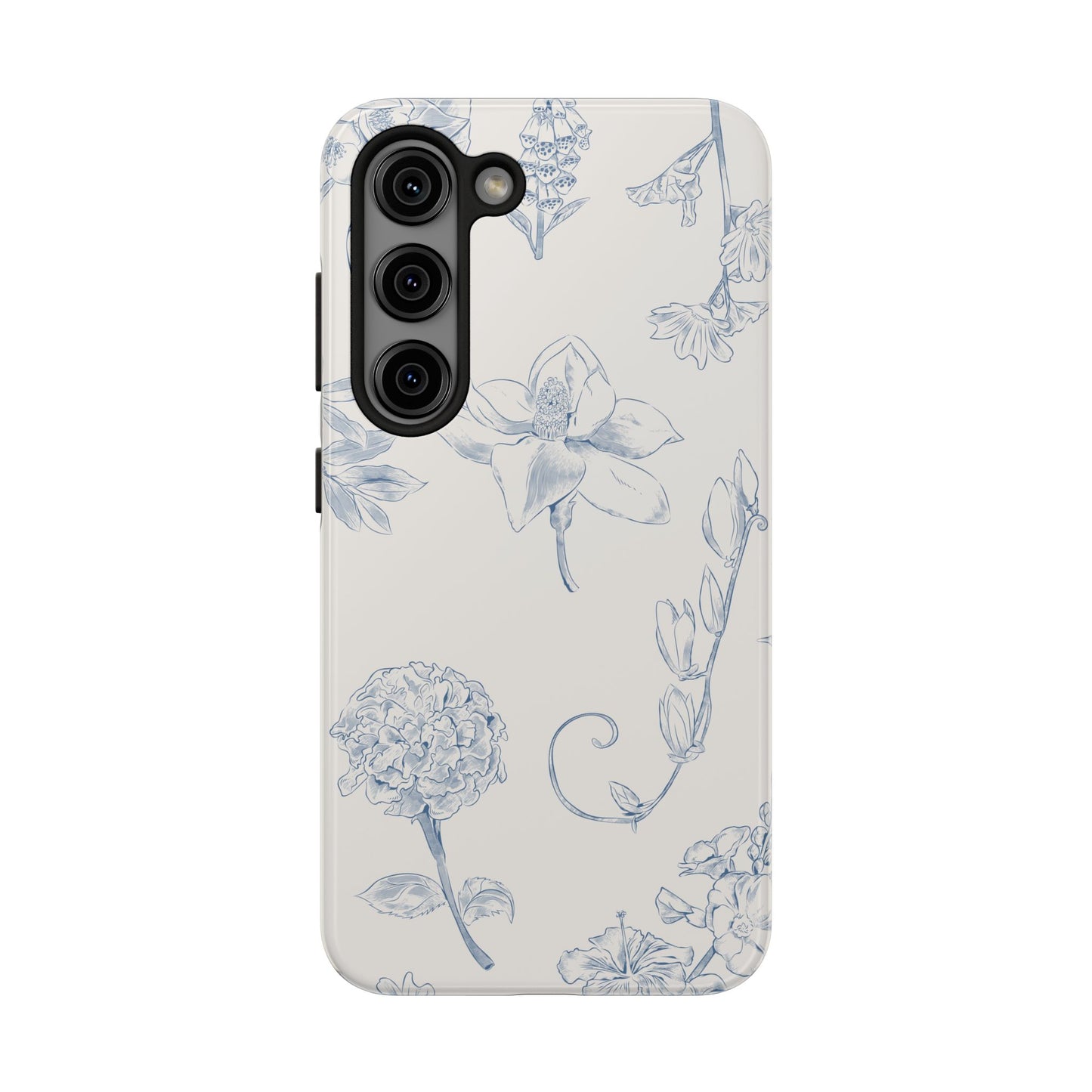 Jasmine Sketch Phone Case – Artistic Design, Slim, Durable & MagSafe Compatible