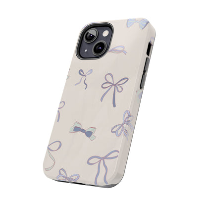 Coquette Pattern Ribbon bow Phone Case iPhone