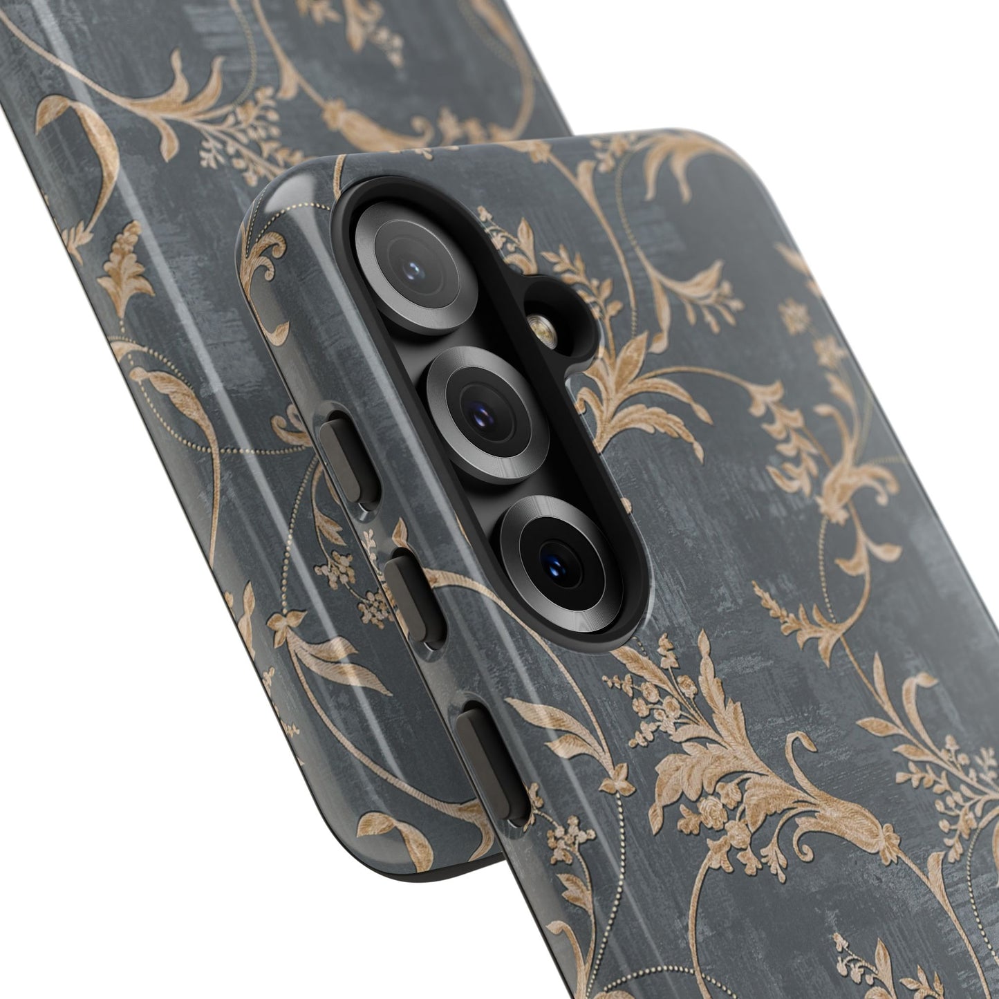Old-Fashioned Flower Phone Case – Aesthetic Protective Cover for iPhone & Samsung - JGUS