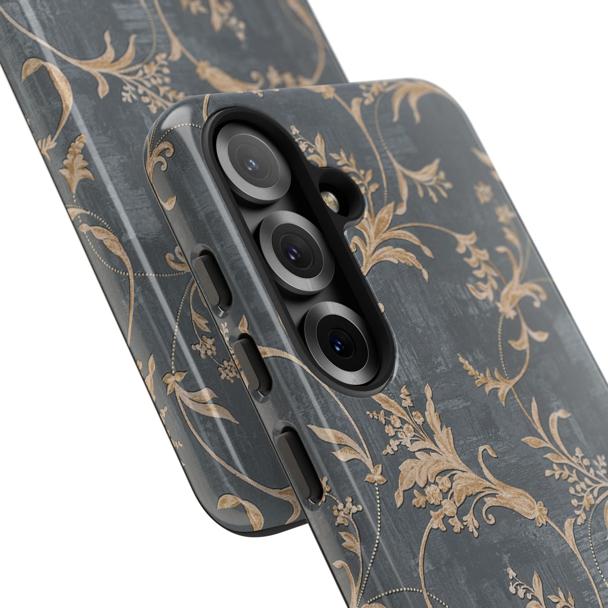 Old-Fashioned Flower Phone Case – Aesthetic Protective Cover for iPhone & Samsung - JGUS