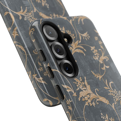Old-Fashioned Flower Phone Case – Aesthetic Protective Cover for iPhone & Samsung - JGUS