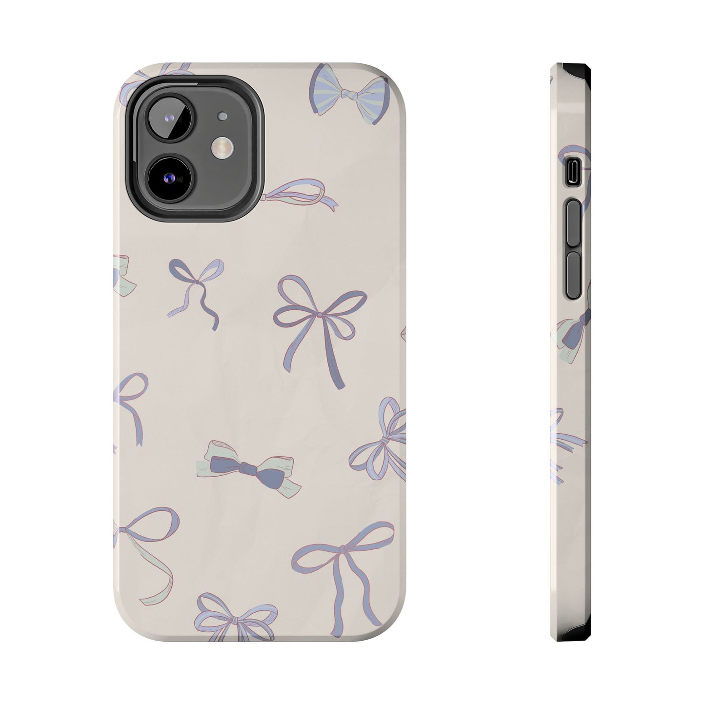 Coquette Pattern Ribbon bow Phone Case iPhone