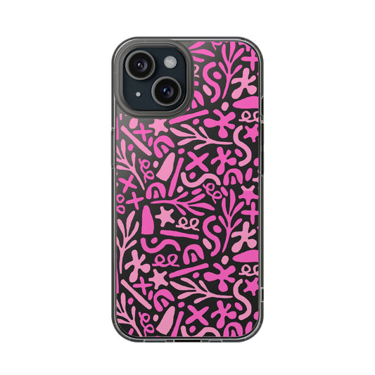 Abstract Vibes Clear Phone Case