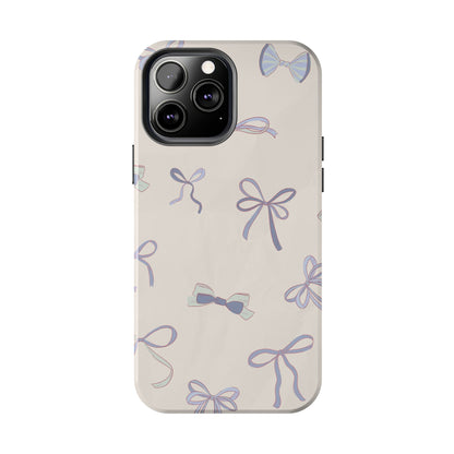 Coquette Pattern Ribbon bow Phone Case iPhone