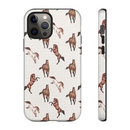 Wild Mustang Horse Pattern Phone Case – Stylish, Protective & Eco-Friendly - JGUS