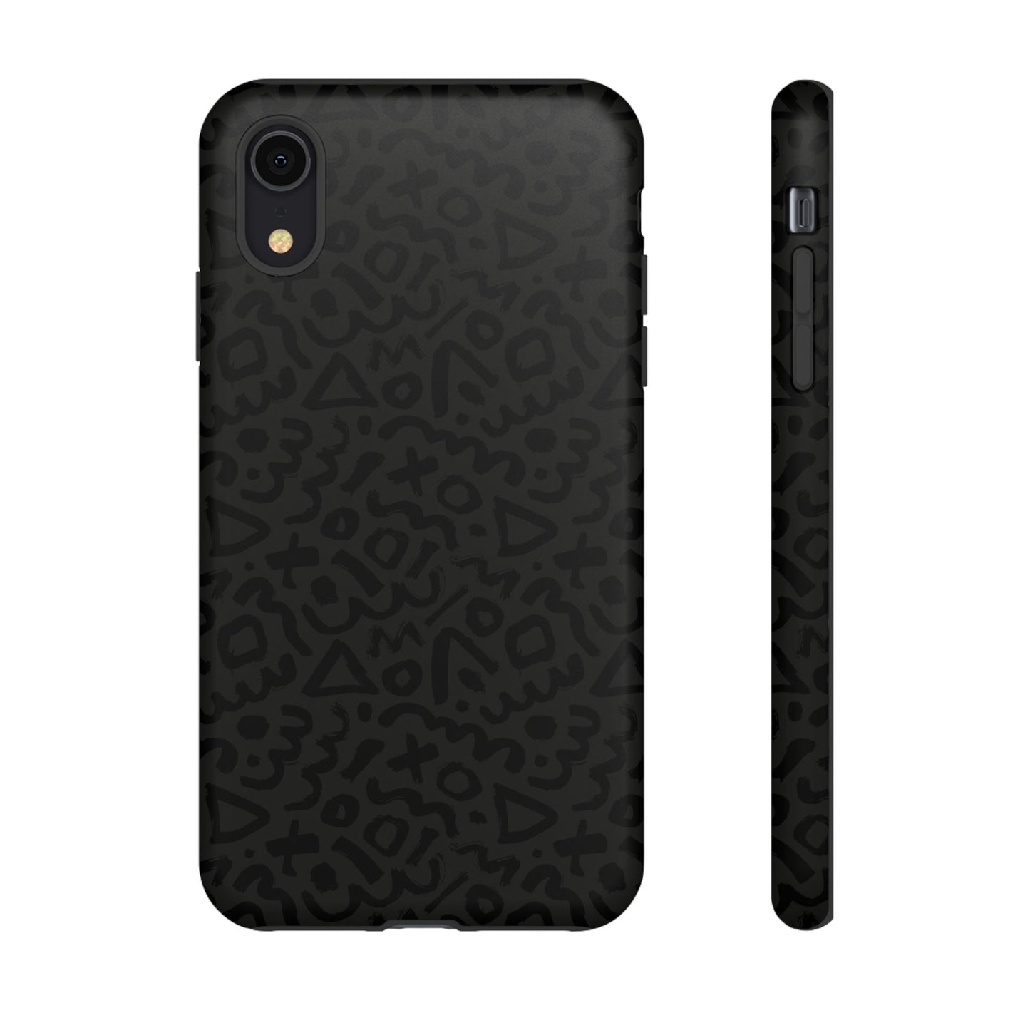 Retro Geometric Vibes Phone Case – 80s 90s Vintage Abstract Pattern for iPhone & Samsung - JGUS