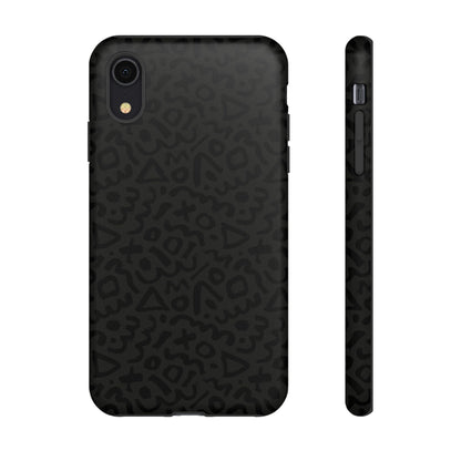 Retro Geometric Vibes Phone Case – 80s 90s Vintage Abstract Pattern for iPhone & Samsung - JGUS