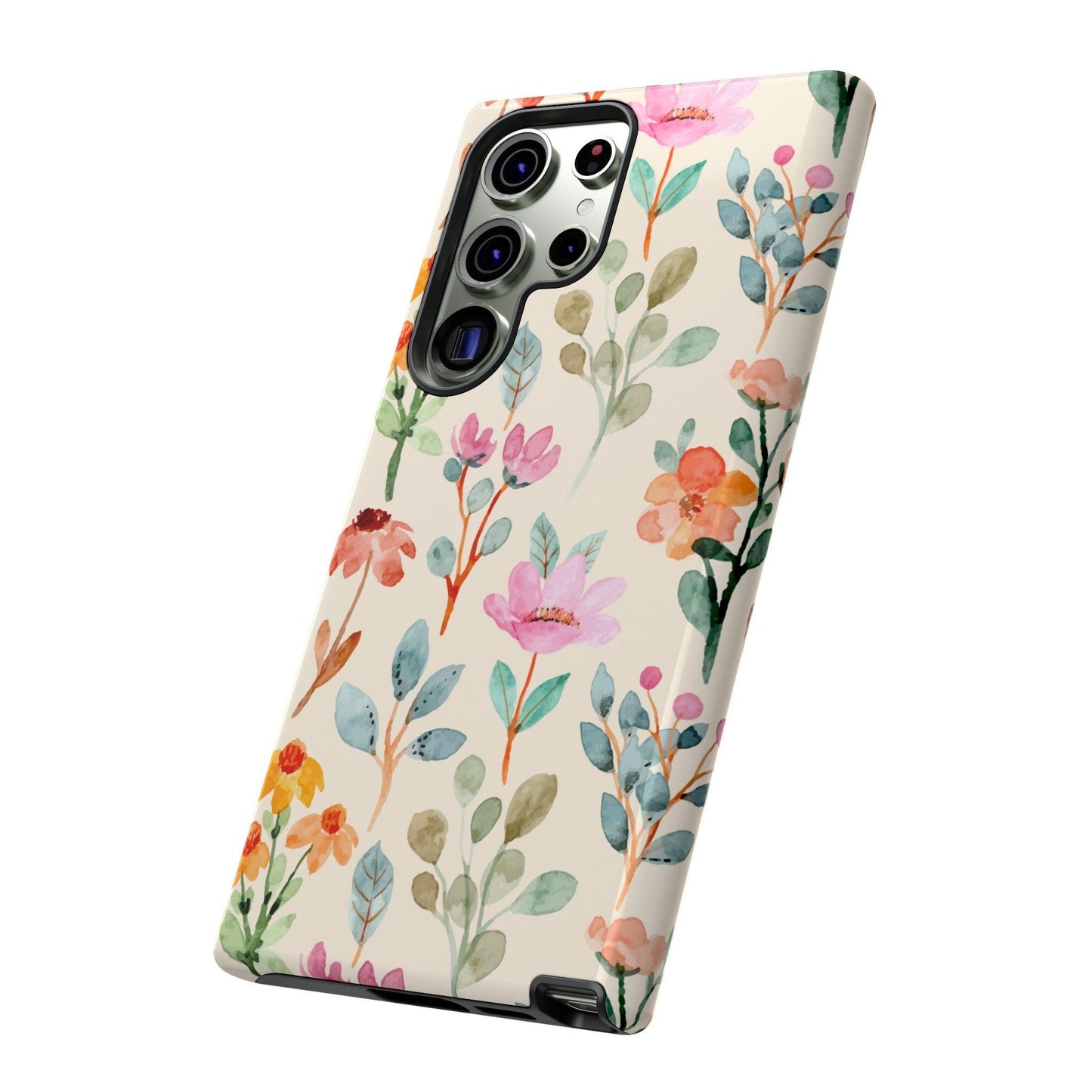 Petal Splash Watercolor Symphony Phone Case