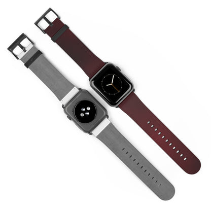 Vintage Burgundy Cherry Apple Watch Band – Sustainable, Stylish, and Comfortable