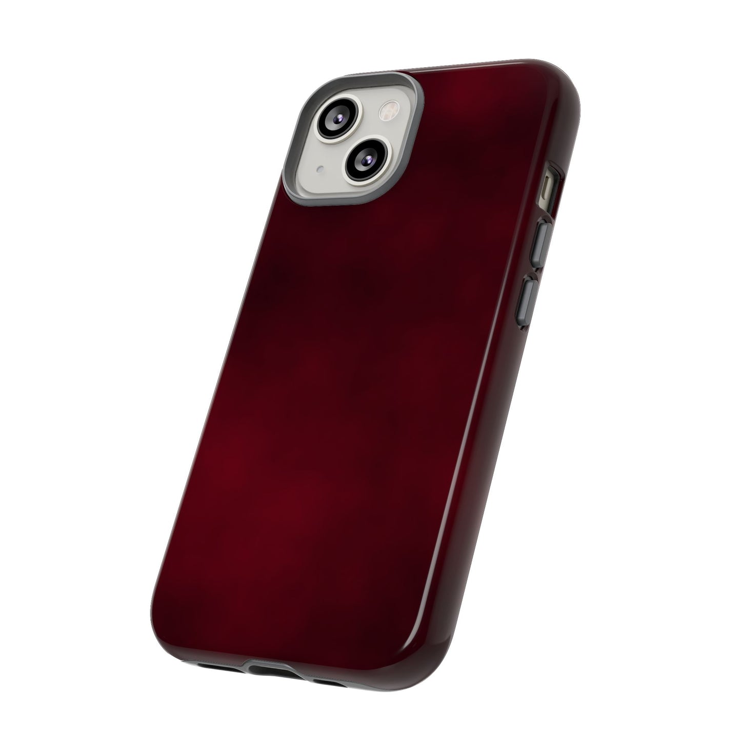 Vintage Burgundy Cherry Phone Case – Elegant Floral Design for iPhone 17 & Samsung Galaxy | Tough Protective Cover - JGUS