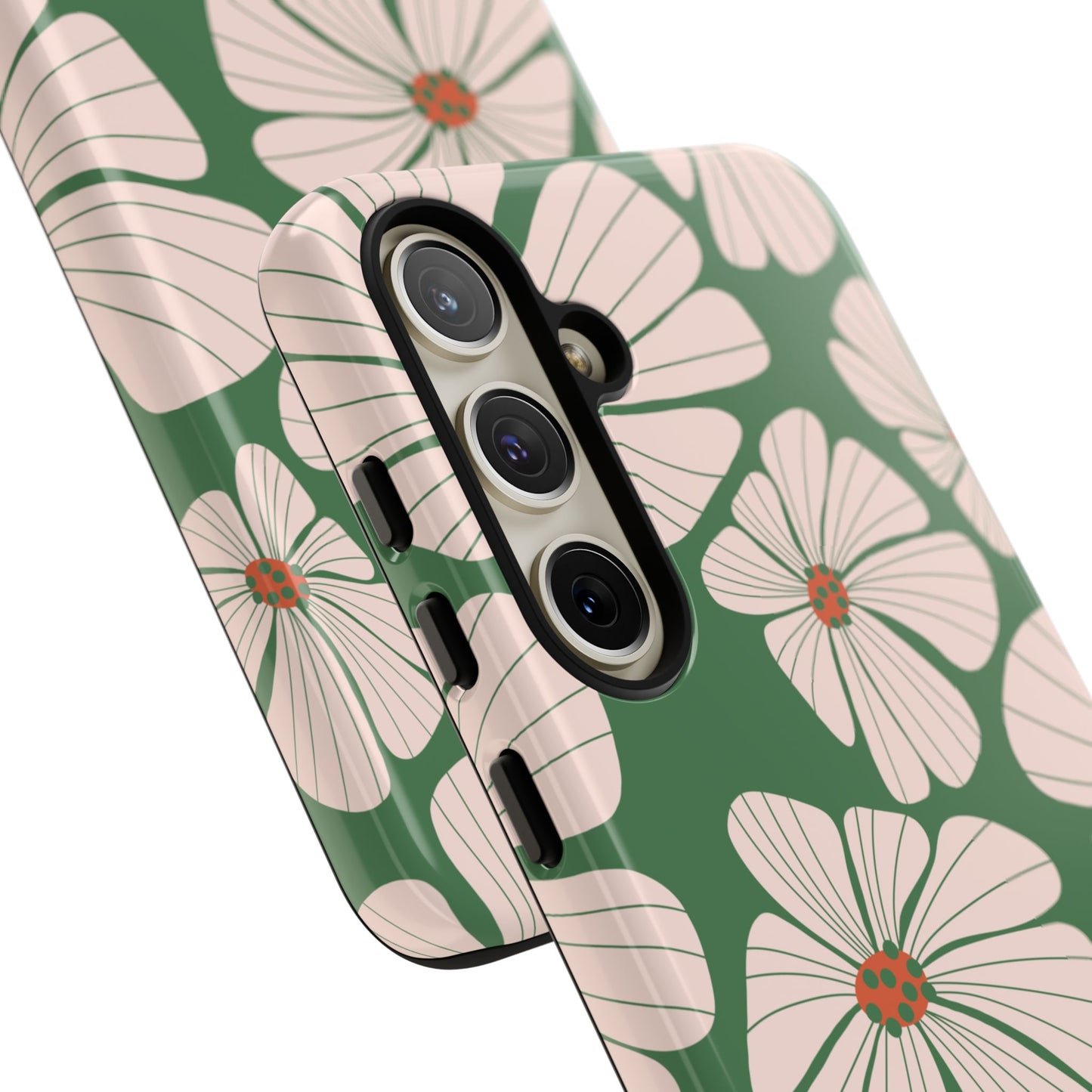 Retro Floral Abstract Phone Case – Vintage 70s & 80s Aesthetic for iPhone & Samsung - JGUS