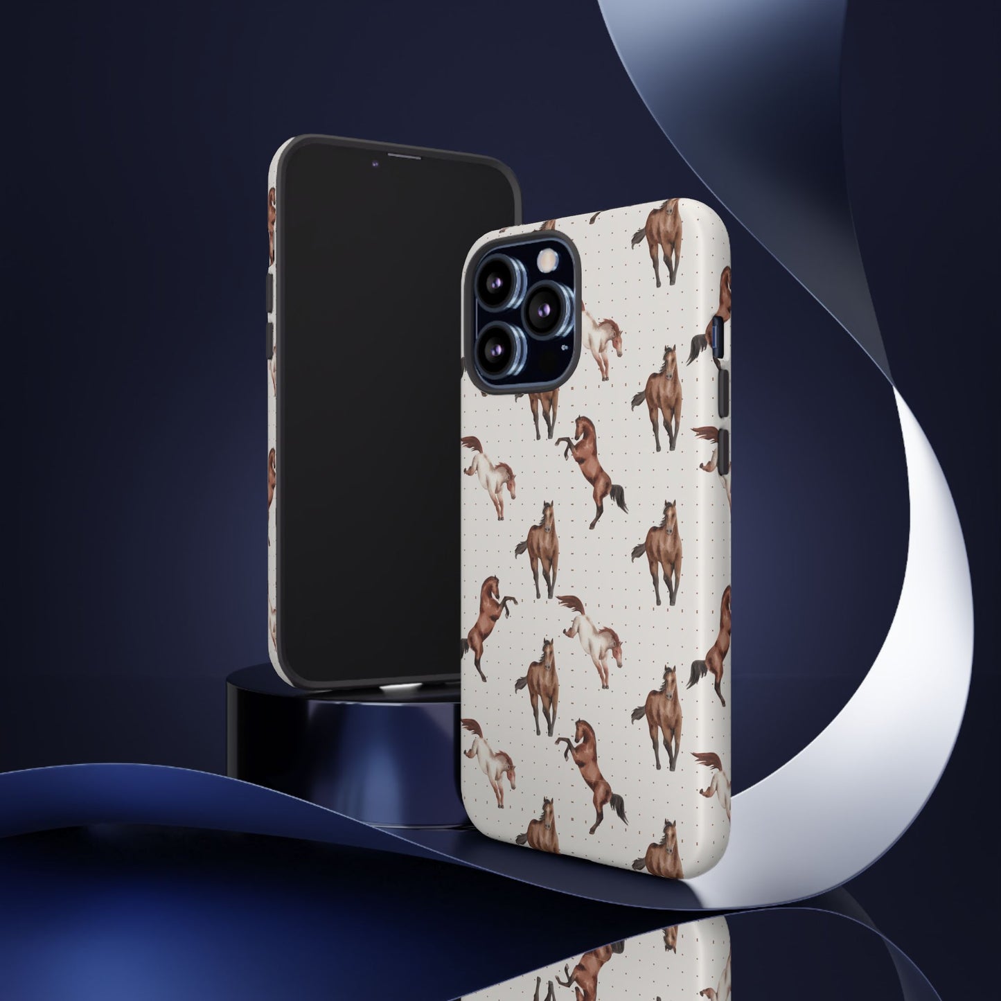 Wild Mustang Horse Pattern Phone Case – Stylish, Protective & Eco-Friendly - JGUS