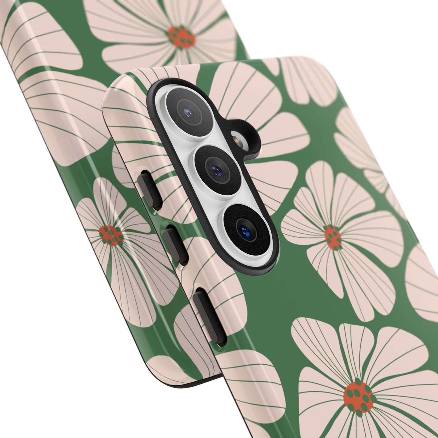 Retro Floral Abstract Phone Case – Vintage 70s & 80s Aesthetic for iPhone & Samsung - JGUS