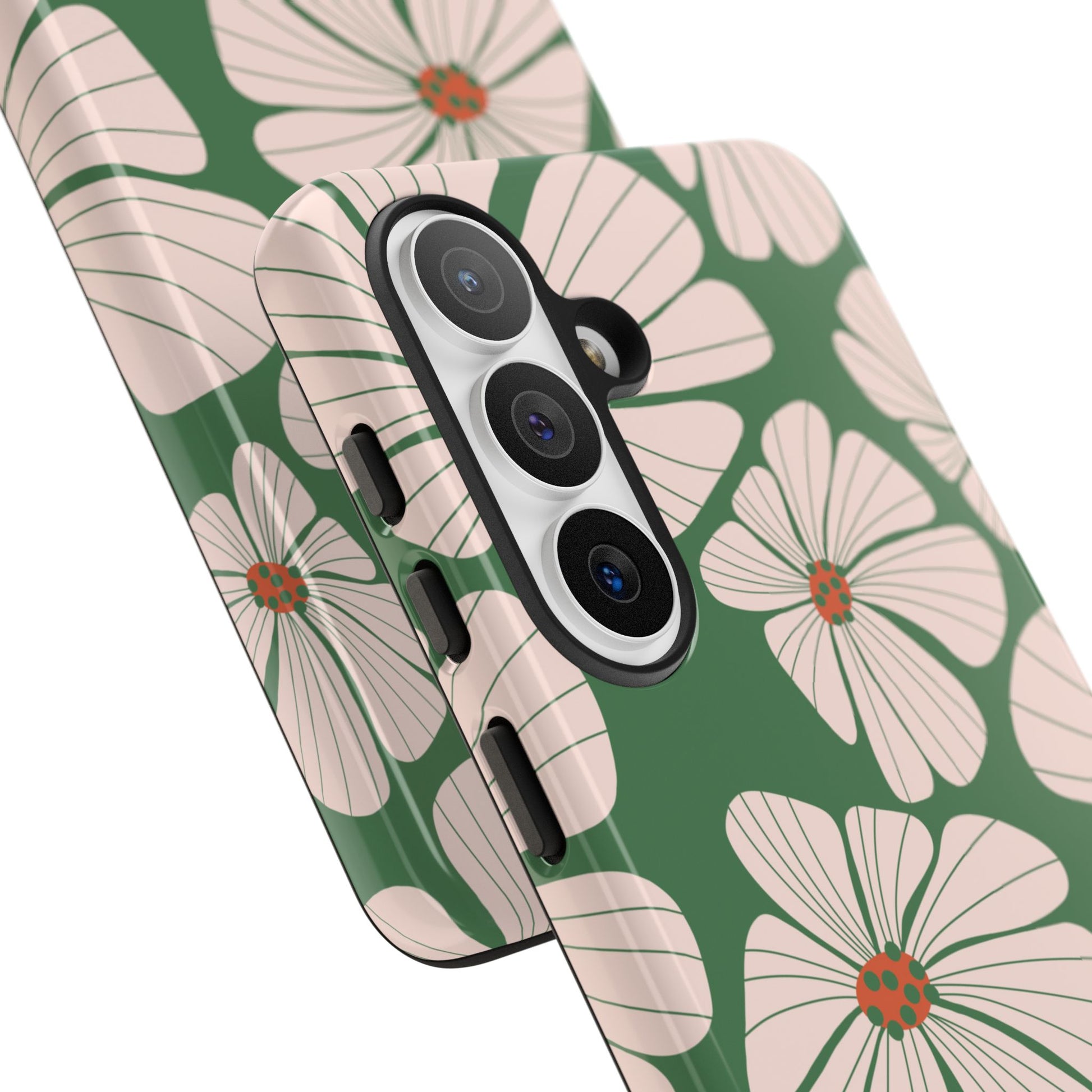 Retro Floral Abstract Phone Case – Vintage 70s & 80s Aesthetic for iPhone & Samsung - JGUS