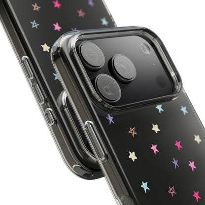 Star Pattern Clear Phone Case
