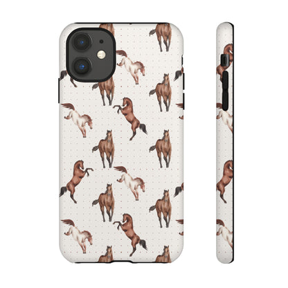 Wild Mustang Horse Pattern Phone Case – Stylish, Protective & Eco-Friendly - JGUS