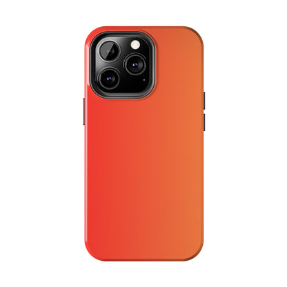 Vibrant Red Orange Phone Case