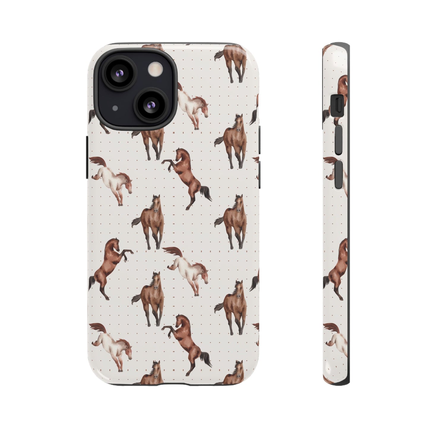 Wild Mustang Horse Pattern Phone Case – Stylish, Protective & Eco-Friendly - JGUS