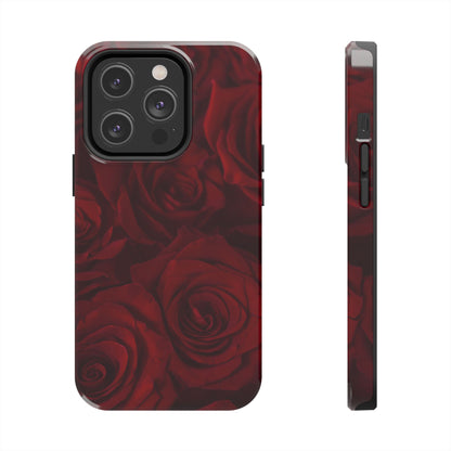 Velvet Rose - Burgundy Floral Phone Case