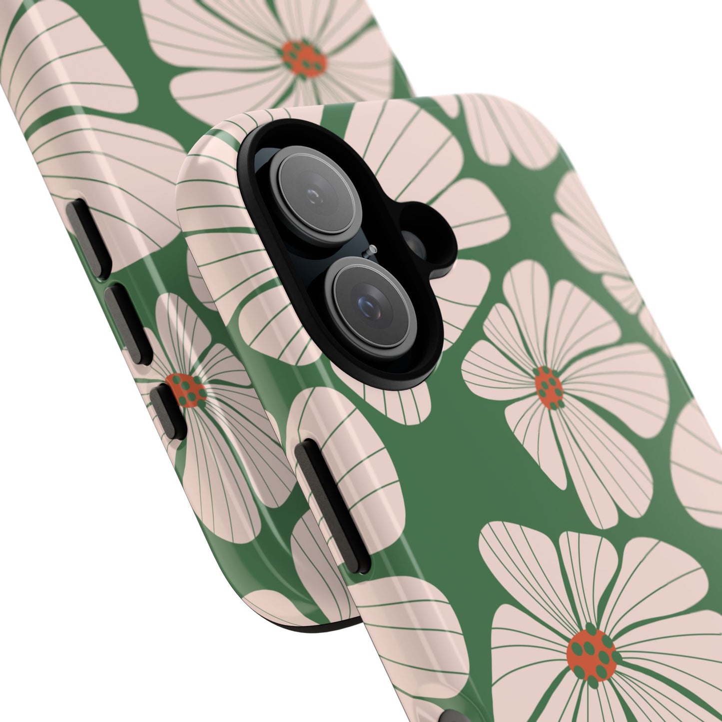 Retro Floral Abstract Phone Case – Vintage 70s & 80s Aesthetic for iPhone & Samsung - JGUS