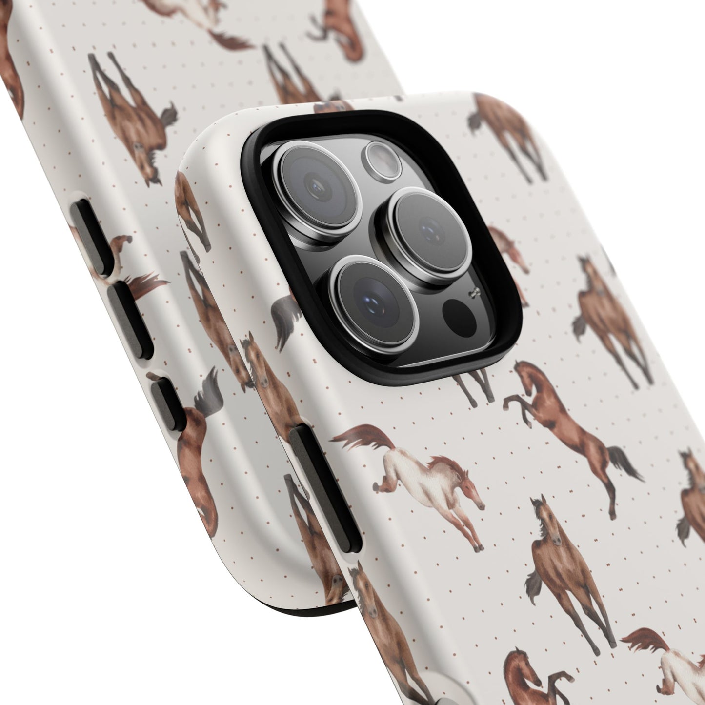 Wild Mustang Horse Pattern Phone Case – Stylish, Protective & Eco-Friendly - JGUS