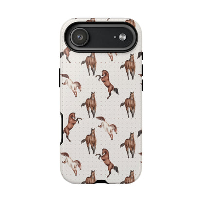 Wild Mustang Horse Pattern Phone Case – Stylish, Protective & Eco-Friendly - JGUS