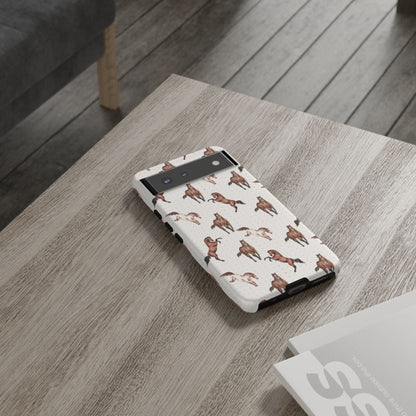 Wild Mustang Horse Pattern Phone Case – Stylish, Protective & Eco-Friendly - JGUS