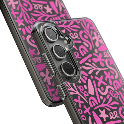 Abstract Vibes Clear Phone Case