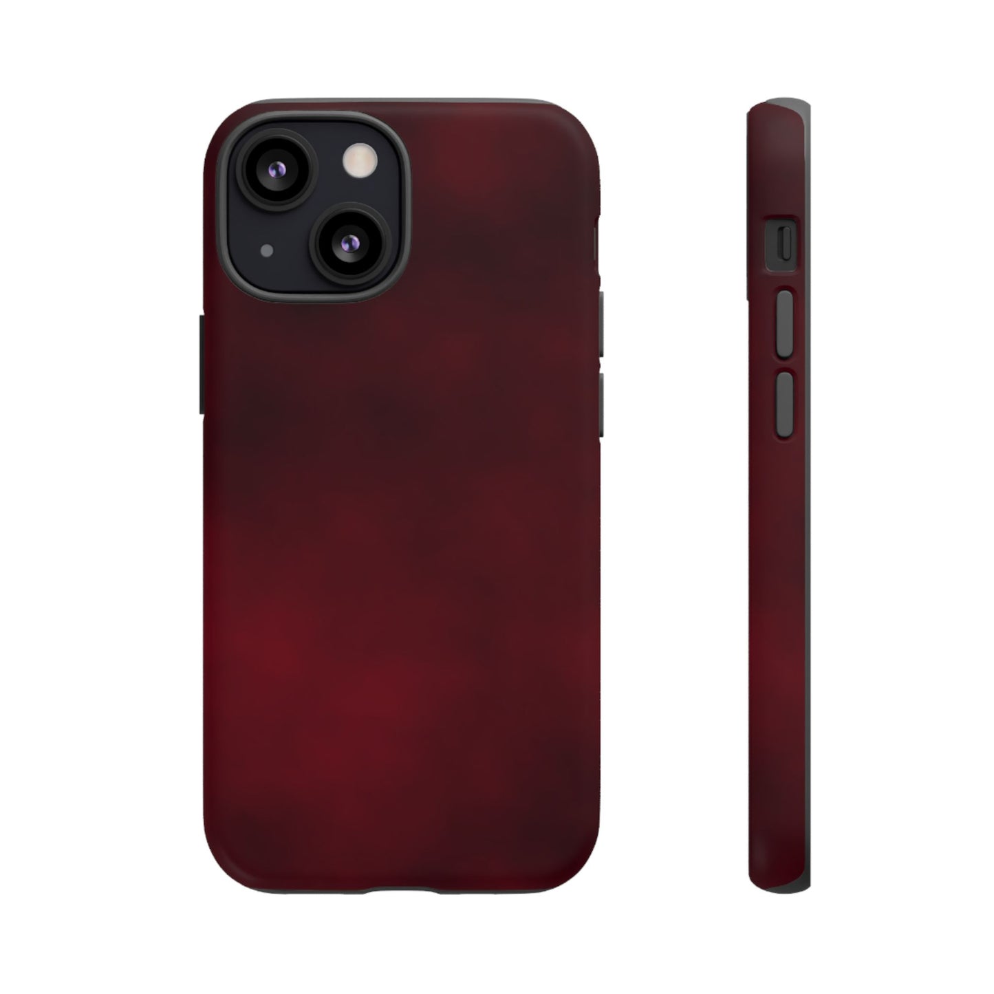 Vintage Burgundy Cherry Phone Case – Elegant Floral Design for iPhone 17 & Samsung Galaxy | Tough Protective Cover - JGUS
