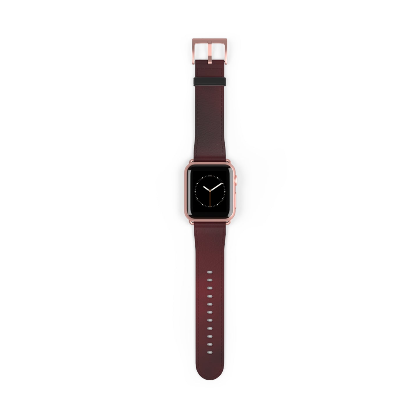 Vintage Burgundy Cherry Apple Watch Band – Sustainable, Stylish, and Comfortable